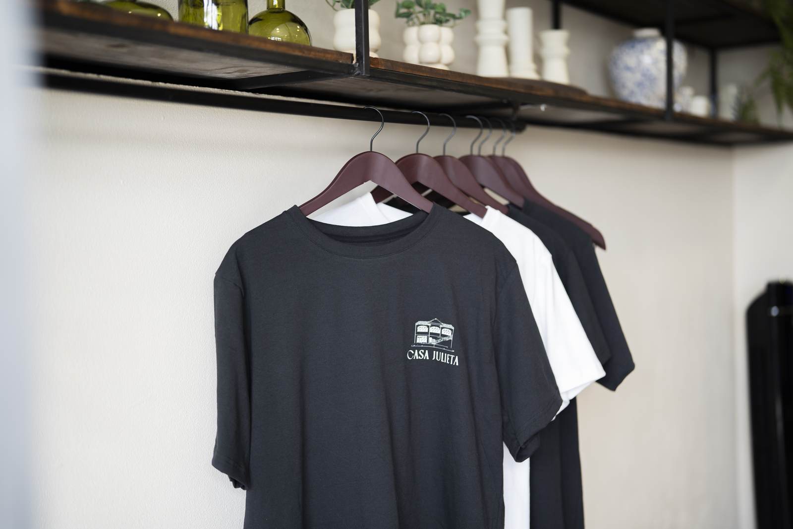Camisetas de merchandising de Casa Julieta